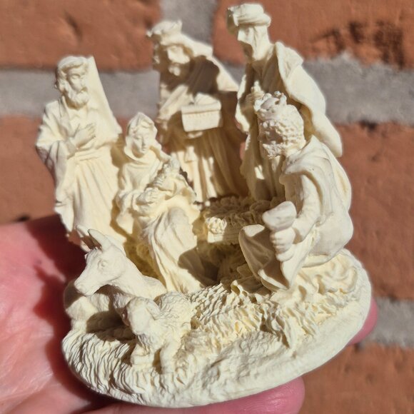 Vintage 1995 Roman Inc Nativity Manger Scene - Picture 8 of 14